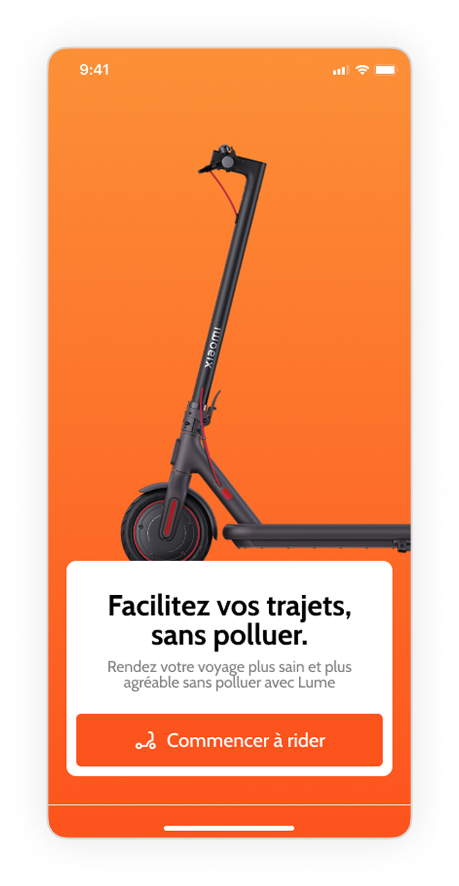 Lume — Rent a scooter