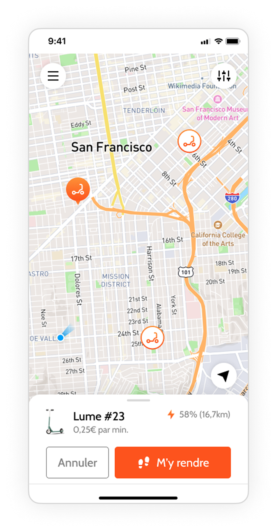 Lume — Rent a scooter